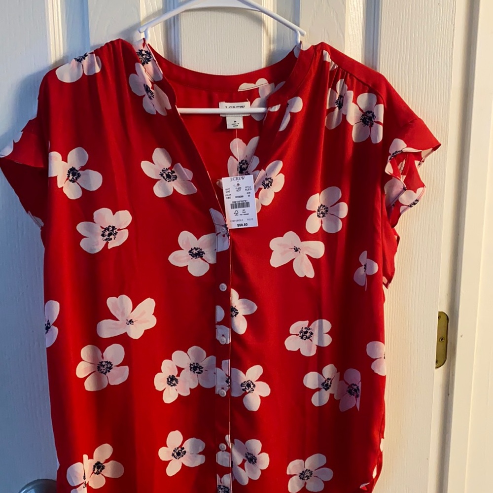 Jcrew Factory Floral Top